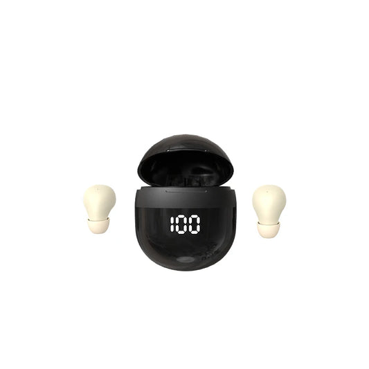 Heavy Bass Sleep Headphones Wireless Bluetooth Earphones with Mic Sports Earbuds Noise Reduction Mini HD Headset for Smart Phone